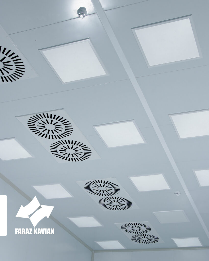 روشنایی اتاق تمیز